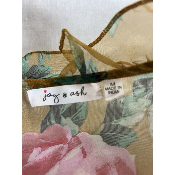 Coquette Castle Core Festival Fairy Core Whimsigoth Holiday Sheer Top Sz M New - Picture 6 of 9